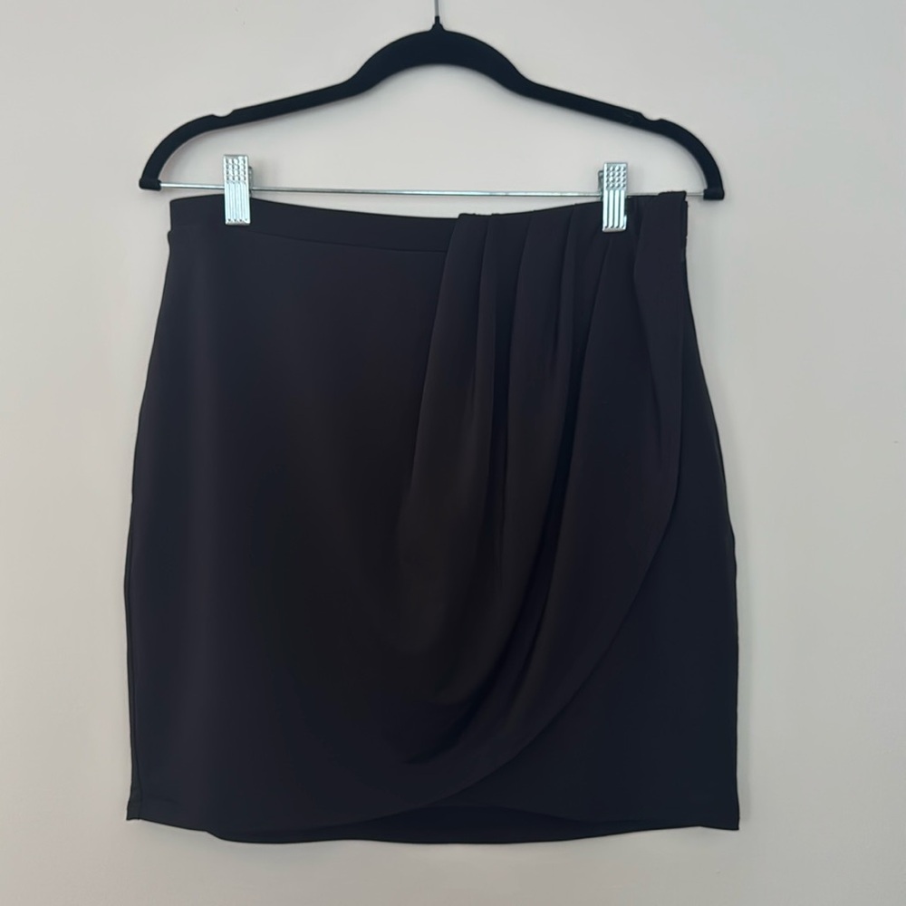 Express Black Stretchy Pull-On Skirt